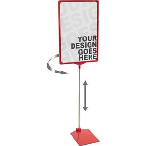 Produktbild für Infoständer Franken PSM A3 01, beidseitig, rot, A3