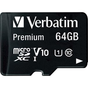 Micro-SD-Karte Verbatim Premium, 44084, 64GB
