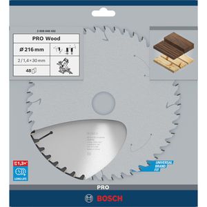 Produktbild für Kreissägeblatt Bosch PRO Wood, 2608640432