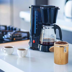 Produktbild für Kaffeedose Relaxdays 10020605, aus Bambus