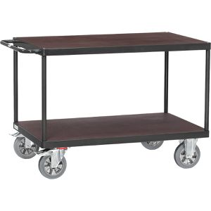 Produktbild für Tischwagen Fetra 12405-7016 Grey Edition, aus Metall &amp; Holz
