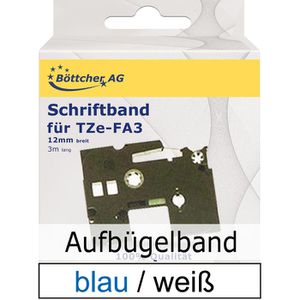 Schriftband Böttcher-AG für Brother TZe-FA3, 12mm