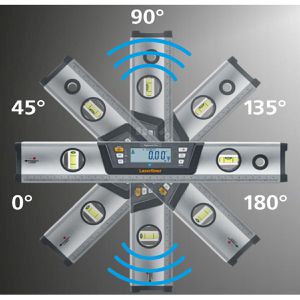 Produktbild für Wasserwaage Laserliner 081.274A, DigiLevel Pro 100 mit Laser