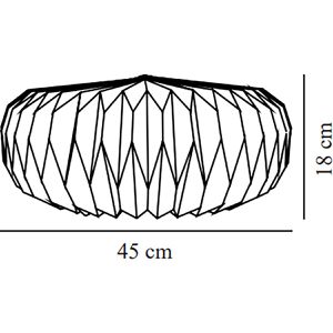 Produktbild für Lampenschirm Nordlux Belloy, oval
