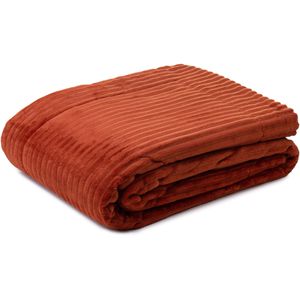 Produktbild für Kuscheldecke Gözze Cord Optik, 40067-77, Zimt