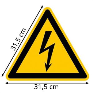 Produktbild für Hinweisschild Abtec ISO 7010 W012, Folie