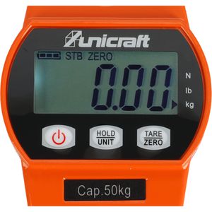 Produktbild für Hängewaage Unicraft HW 50, mit Tara-Funktion, Teilung 20 g