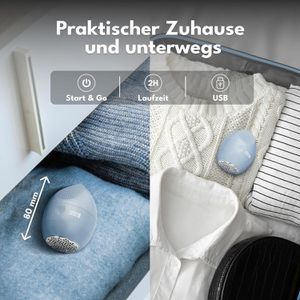 Produktbild für Fusselrasierer LEBENLANG LBL3363B, mit Akku