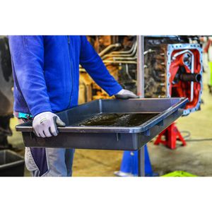 Produktbild für Ölauffangwanne Hazet 197-50, mit Ausgießer