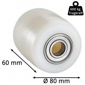 Produktbild für Hubwagen-Rolle Dörner+Helmer bis 600 kg, Polyamid