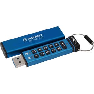 Produktbild für USB-Stick Kingston IronKey Keypad 200, 32 GB