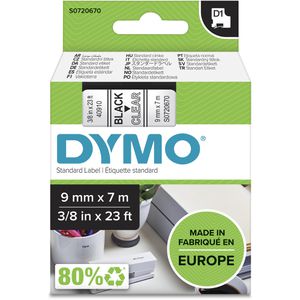 Produktbild für Schriftband Dymo 40910, D1, S0720670, Breite 9 mm