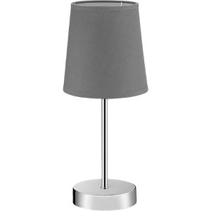 Tischlampe Monzana Lumiere, grau mit E14-Fassung