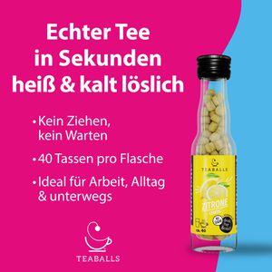 Produktbild für Tee TEABALLS Lemon Drink Hot &amp; Cold