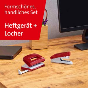 Produktbild für Heftgerät Novus Twinset E15/E210, 020-1830, inkl. Locher