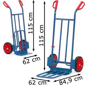 Produktbild für Sackkarre Fetra Paketkarre K1116V, klappbar