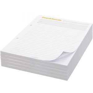 Produktbild für Gesprächsnotiz notizblock24 1302010301 liniert, A5