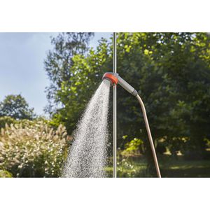 Produktbild für Gartendusche Gardena Trio, 960-20, Kaltwasserdusche, silber