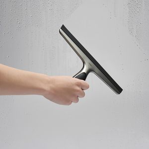 Produktbild für Duschabzieher OXO Good Grips, aus Edelstahl, schwarz/Edelstahl
