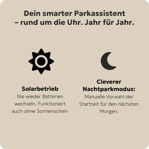 Produktbild für Parkscheibe Needit Park Micro Solar 9010, elektronisch