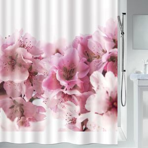 Produktbild für Duschvorhang Spirella Anti-Schimmel Amanda, 180 x 200 cm