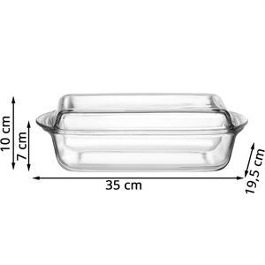 Produktbild für Auflaufform Ritzenhoff&amp;Breker Cucina 136258, transparent, Glas