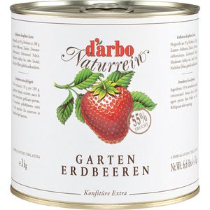 Konfitüre Darbo Naturrein Extra, Gartenerdbeeren