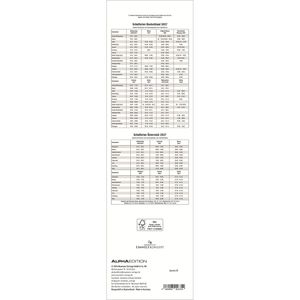 Produktbild für Streifenkalender Alpha 193900, Streifenplaner Mini, mint