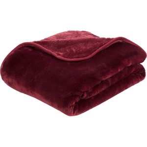 Produktbild für Kuscheldecke Gözze Premium Cashmere Feeling, bordeaux