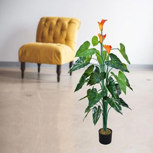 Produktbild für Kunstpflanze Decovego Drachenwurz Calla Lily