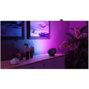 Produktbild für Tischlampe Hama 00176664, schwarz mit LED