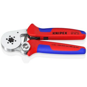 Produktbild für Crimpzange Knipex 97 55 14, mit Seiteneinführung