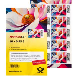 Produktbild für Briefmarken DeutschePost Set, 10 Stück à 95cent