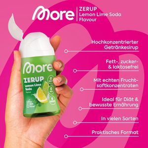 Produktbild für Sirup More Zerup Lemon Lime Soda, zuckerfrei