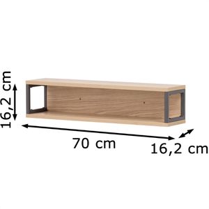 Produktbild für Badregal Schildmeyer Limone 150011, aus Holz, eiche hell