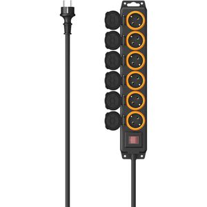 Produktbild für Steckdosenleiste Hama 223065, mit 2m Kabel