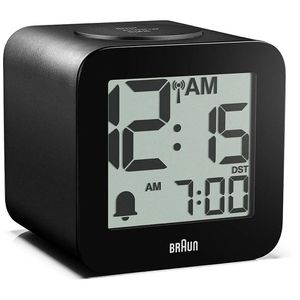 Produktbild für Wecker Braun BC25BP-DCF schwarz, digital
