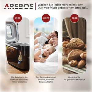 Produktbild für Brotbackautomat Arebos