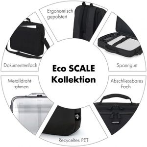 Produktbild für Laptop-Rucksack Dicota Eco Backpack Scale schwarz