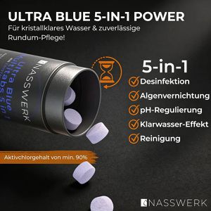 Produktbild für Chlor NASSWERK organisch, langsamlösliche Ultra Blue Multitabs