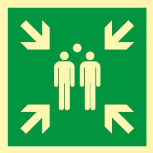 Hinweisschild Abtec ISO 7010 E007, Aluminium