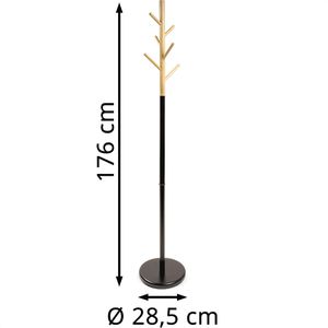 Produktbild für Garderobenständer Karat George, schwarz