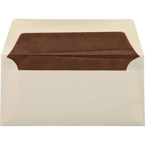 Produktbild für Briefumschläge Rössler-Papier Satin ivory,DIN lang
