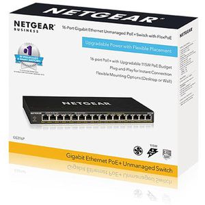 Produktbild für Switch Netgear SOHO Gigabit, GS316P-100EUS, unmanaged