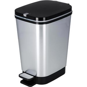 Mülleimer Curver KIS Chic Bin Style, silber