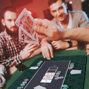 Produktbild für Pokermatte Relaxdays 10034233, 100 x 60 cm