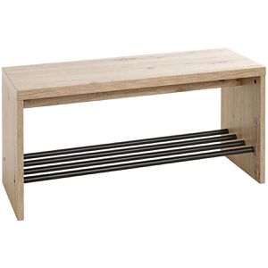 Schuhbank Haku-Möbel 37449, bergen-eiche, aus Holz