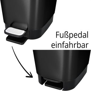 Produktbild für Mülleimer Curver KIS Chic Bin Style, schwarz