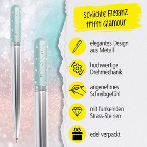 Produktbild für Kugelschreiber Online Crystal Pen Turquoise, 37079