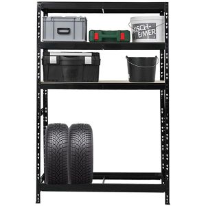 Produktbild für Reifenregal PROREGAL TIGER, schwarz, für 6 Reifen